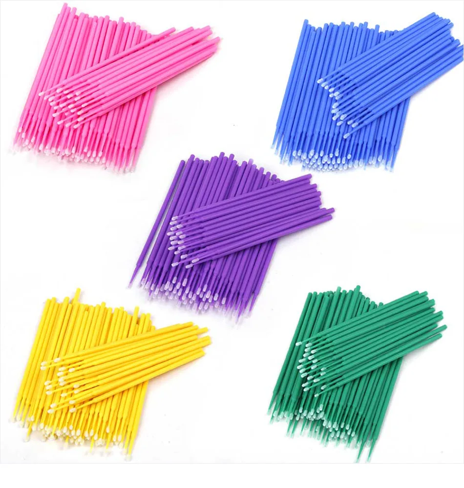 Beauty Makeup Products - 100Pcs/bag Disposable Eyelash Brush Lash Removing