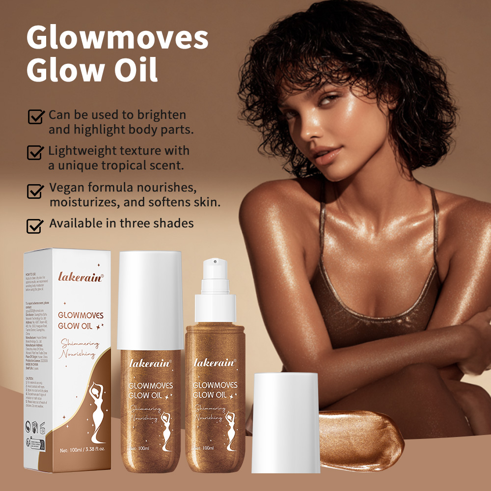 Body Shimmer Lotion - Lakerain Glowmotions Glow Body Oil 100ml