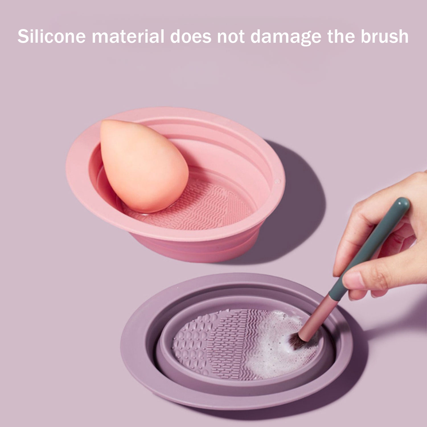 Beauty Makeup Products - 3pcs Makeup Brush Cleaning Tool, Silicone