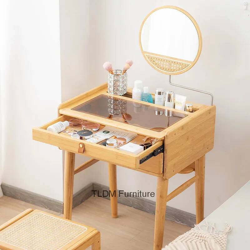 Beauty Makeup Table - Desgin Minimalist Vanity Table Bedroom Small