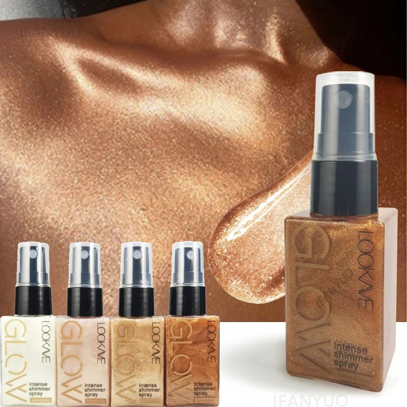 Body Shimmer Lotion - Pearlescent Glitter Spray Shimmer Oil Spray