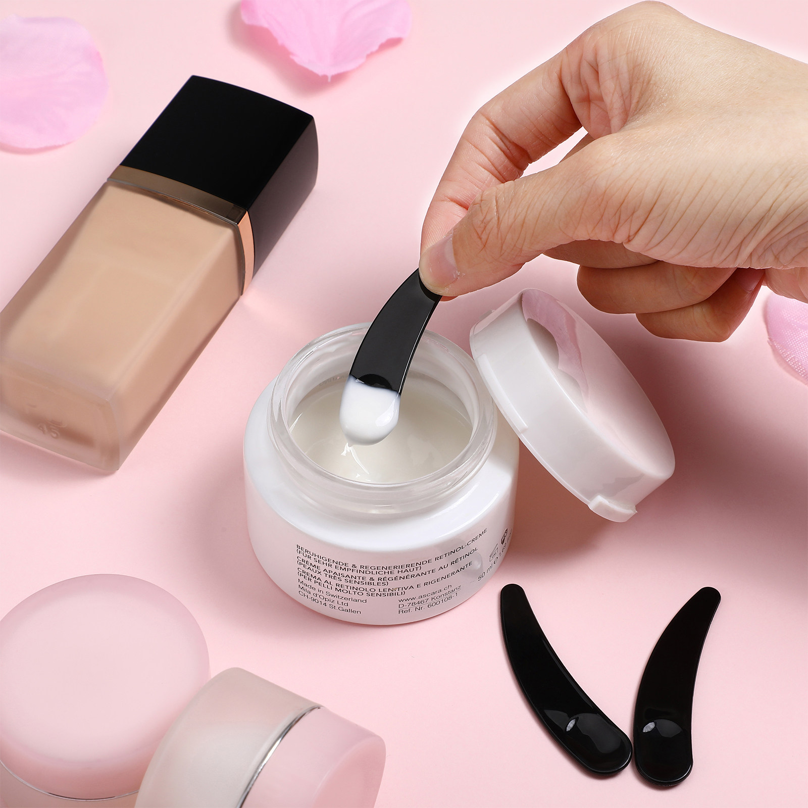 Beauty Makeup Cream - 50Pcs Skincare Spatulas Face Cream Spoon