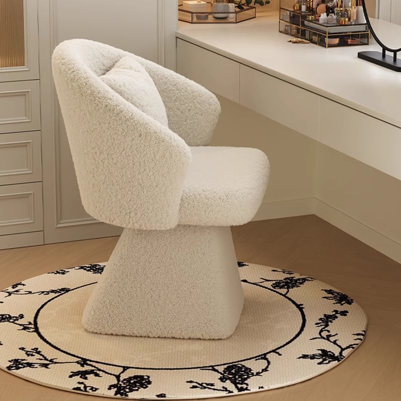 Beauty Makeup Table - Dressing Table Chair, Rotatable Makeup Stool,