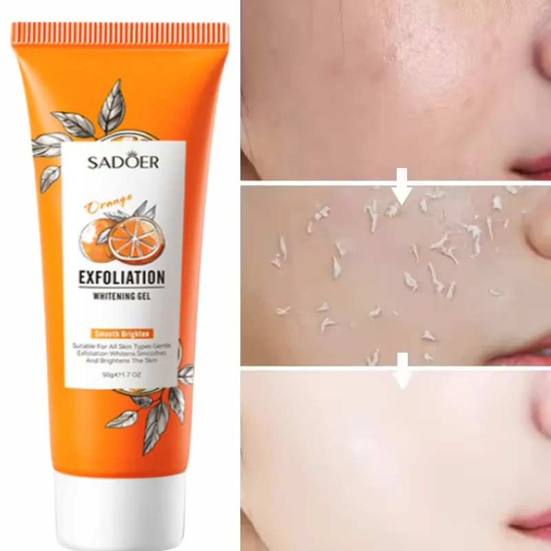 Beauty Makeup Cream - Orange Exfoliating Peeling Gel Facial Scrub