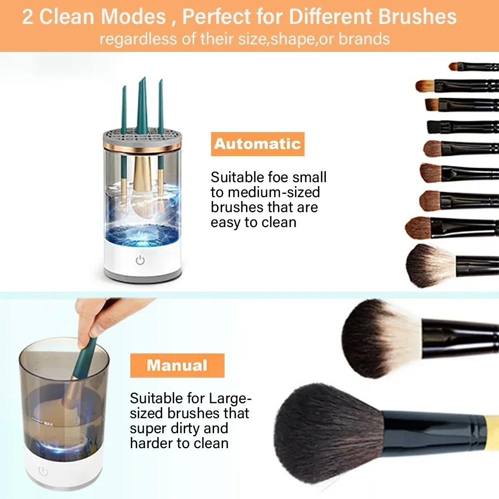 Automatic Electric Makeup Brus - đánh giá và giá Beauty Makeup Products