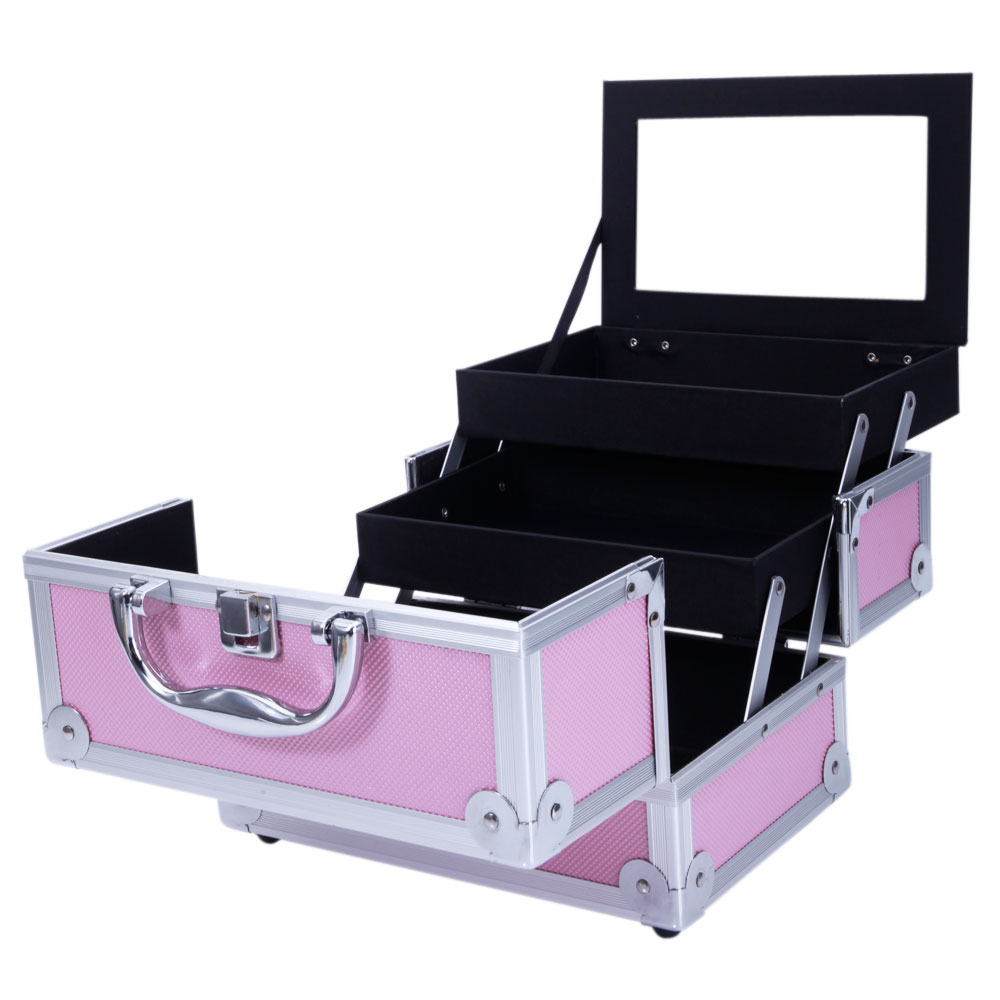Pink Aluminum Alloy Makeup Cas - đánh giá và giá Beauty Makeup Women