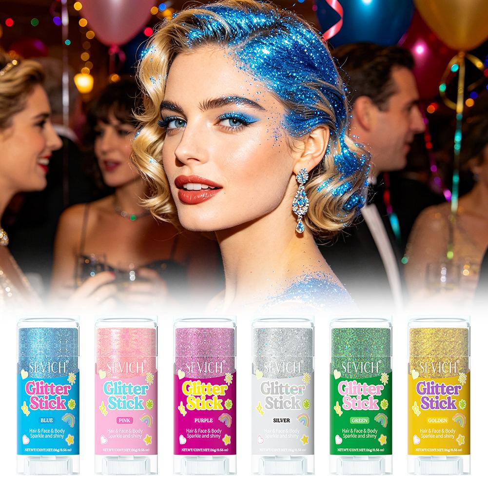 6 Color Sparkling Sequins Glit - đánh giá và giá Body Shimmer Lotion