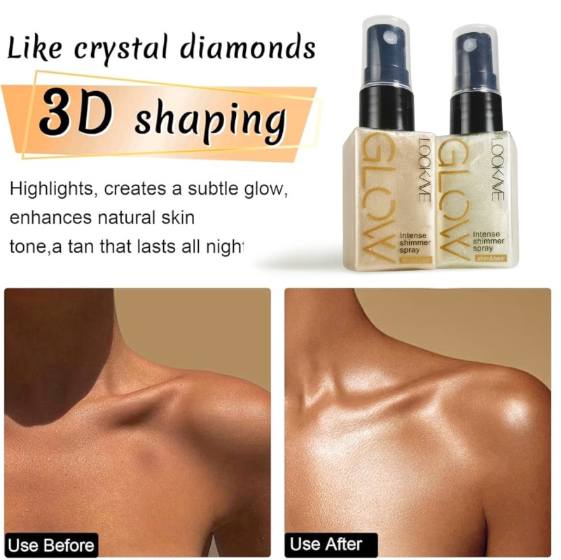 Shimmer Oil Spray Waterproof L - đánh giá và giá Body Shimmer Lotion