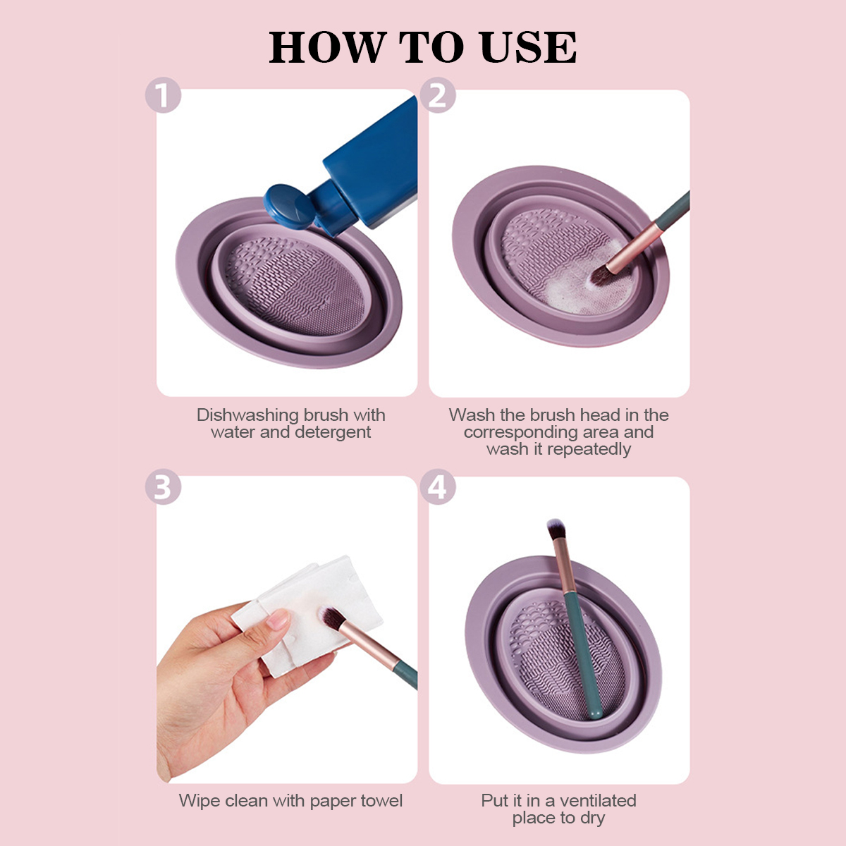 Silicone Makeup Brush Cleaning - đánh giá và giá Beauty Makeup Products