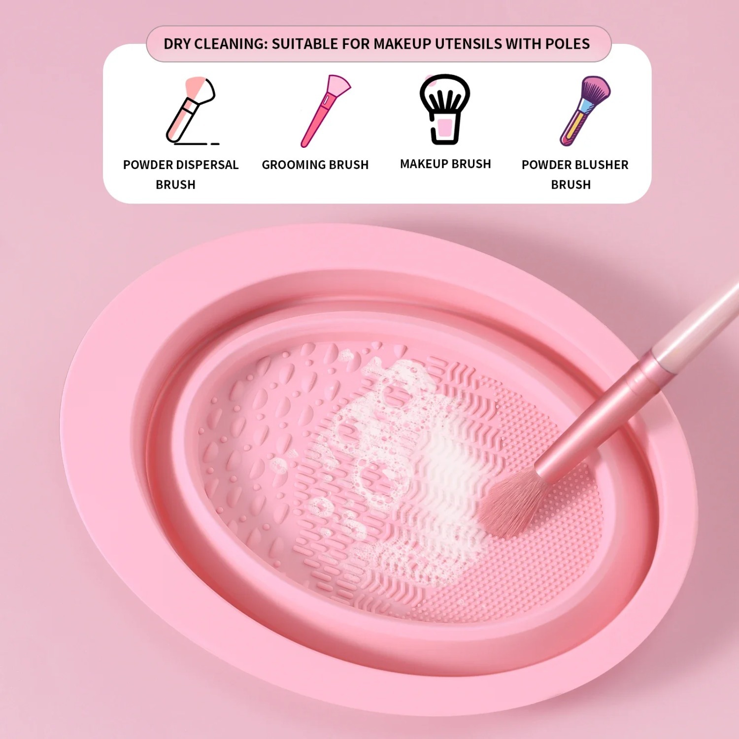 3pcs Makeup Brush Cleaning Too - đánh giá và giá Beauty Makeup Products