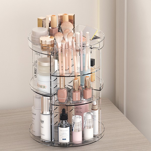 360-Degree Rotating Cosmetic S - đánh giá và giá Beauty Makeup Table