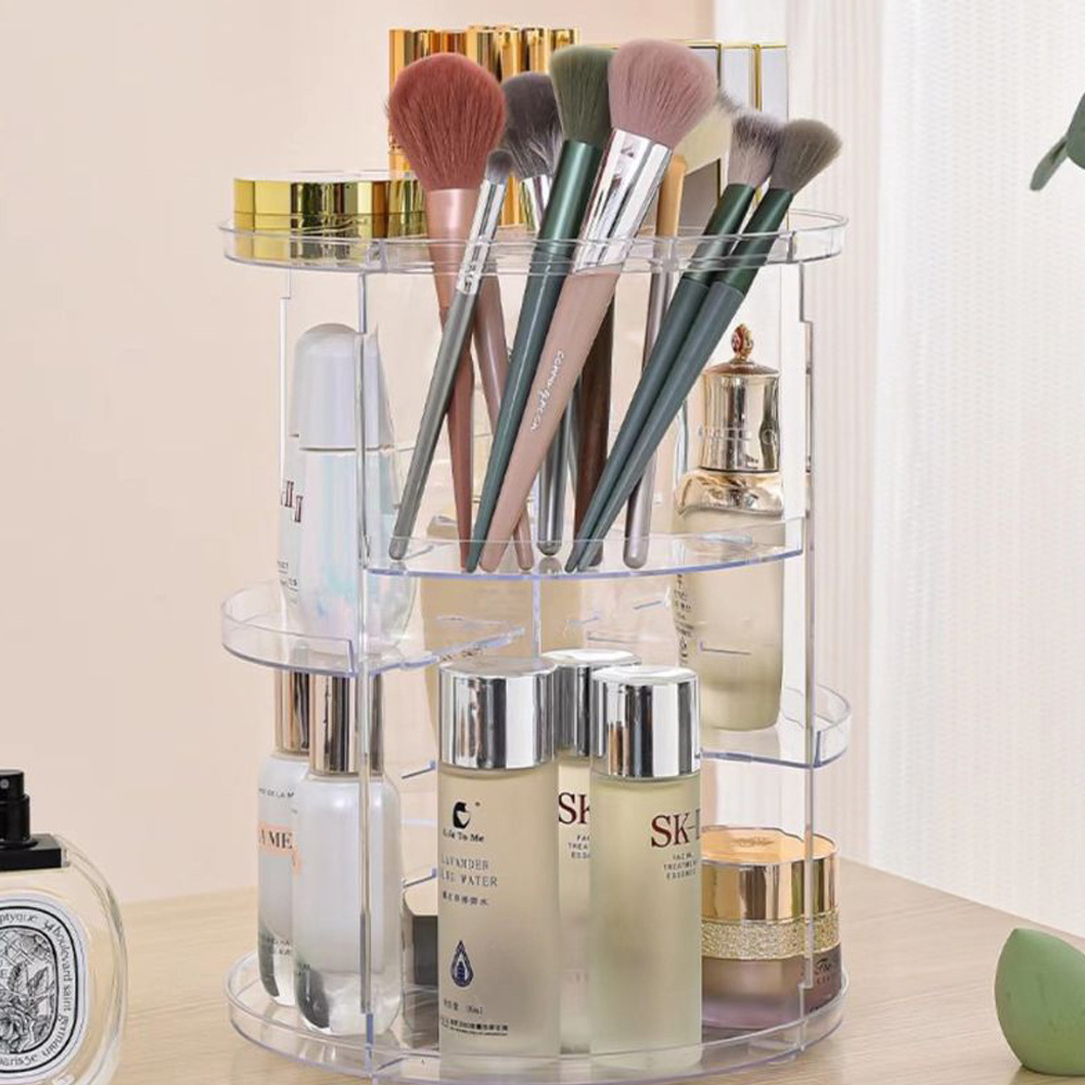 360-Degree Rotating Cosmetic S - đánh giá và giá Beauty Makeup Table