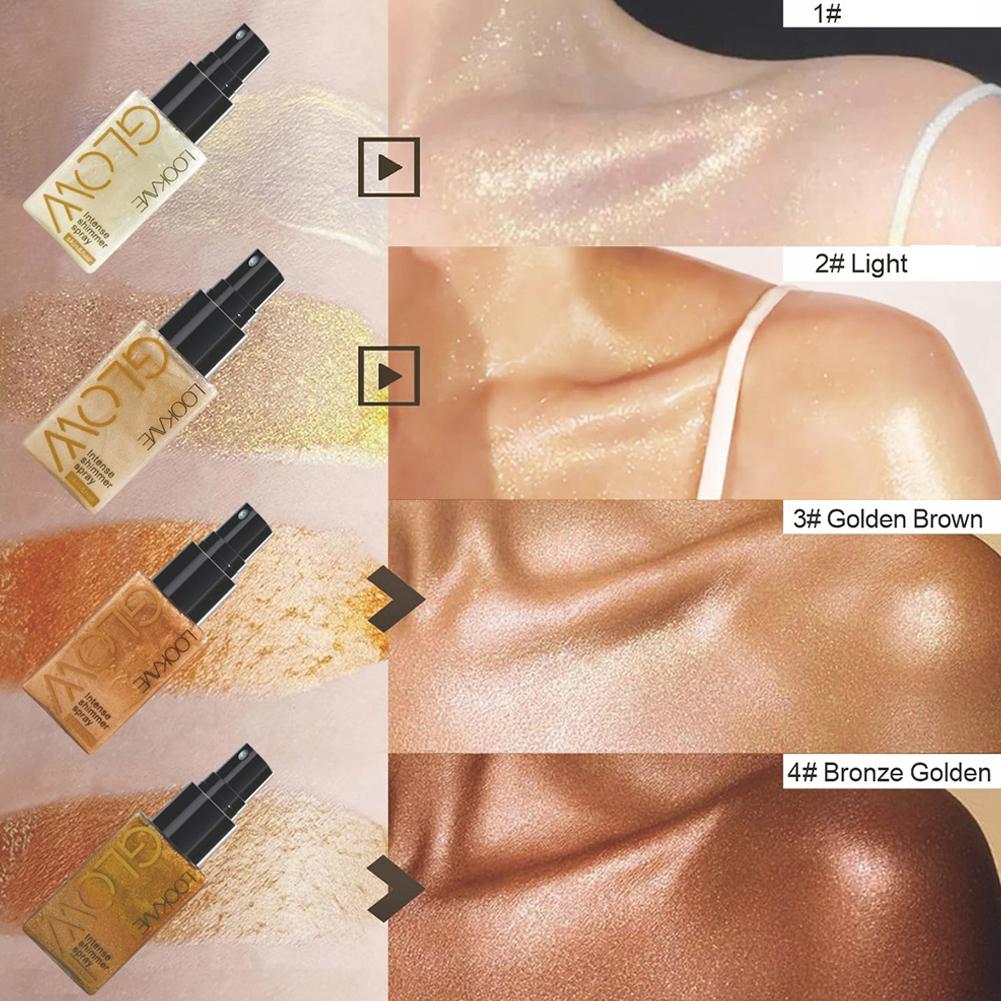 New Shimmer Oil Spray Waterpro - đánh giá và giá Body Shimmer Lotion