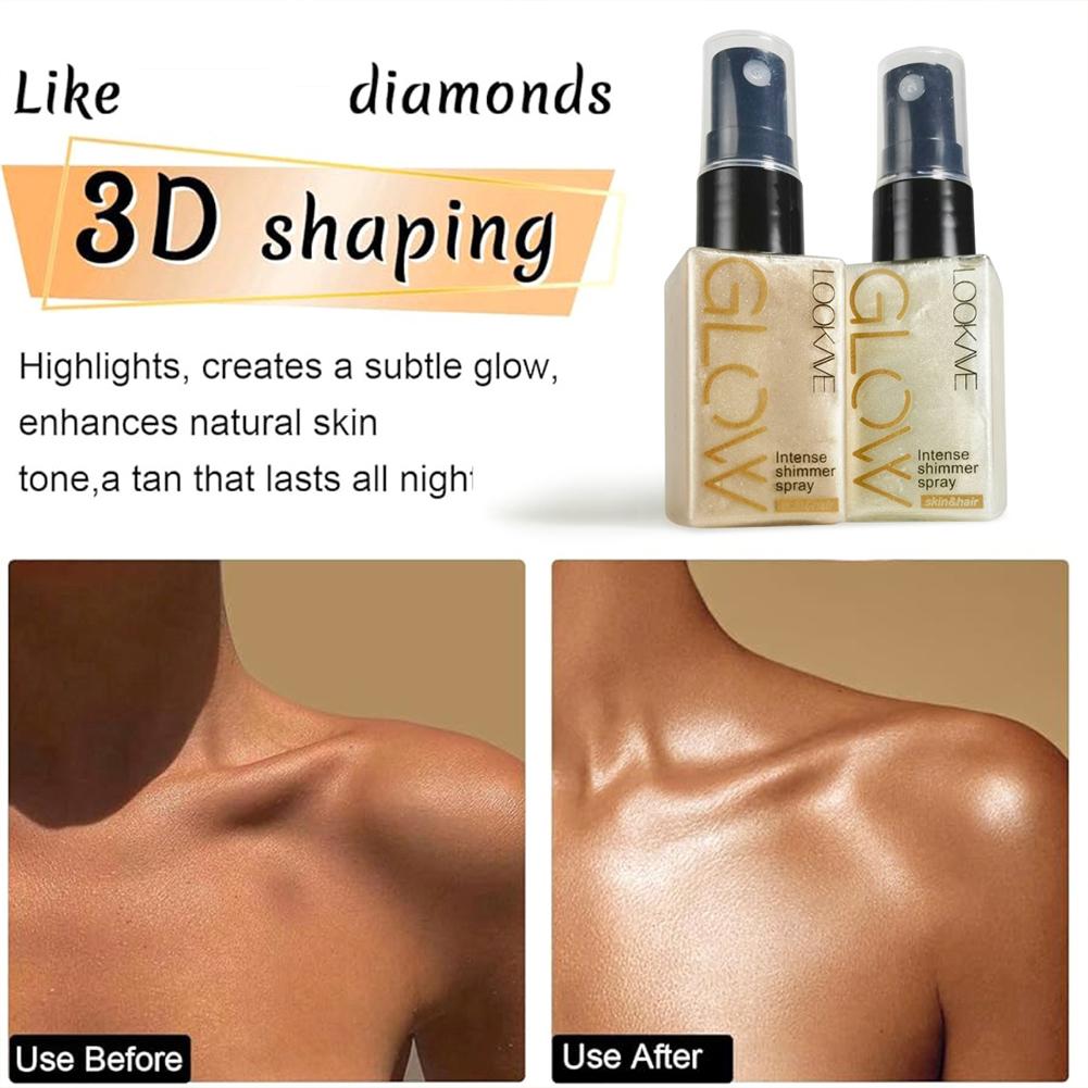 New Shimmer Oil Spray Waterpro - đánh giá và giá Body Shimmer Lotion
