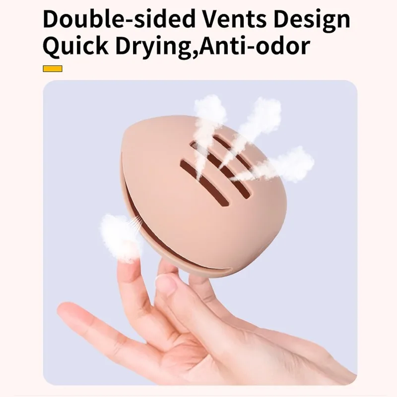Silicone Beauty Egg Breathable - đánh giá và giá Beauty Makeup Organizer