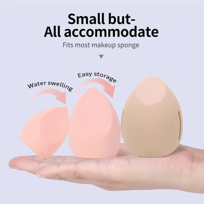 Silicone Beauty Egg Breathable - đánh giá và giá Beauty Makeup Organizer