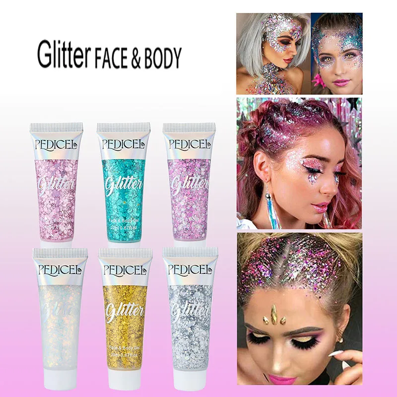 Eye Glitter Nail Hair Body Fac - đánh giá và giá Body Shimmer Lotion