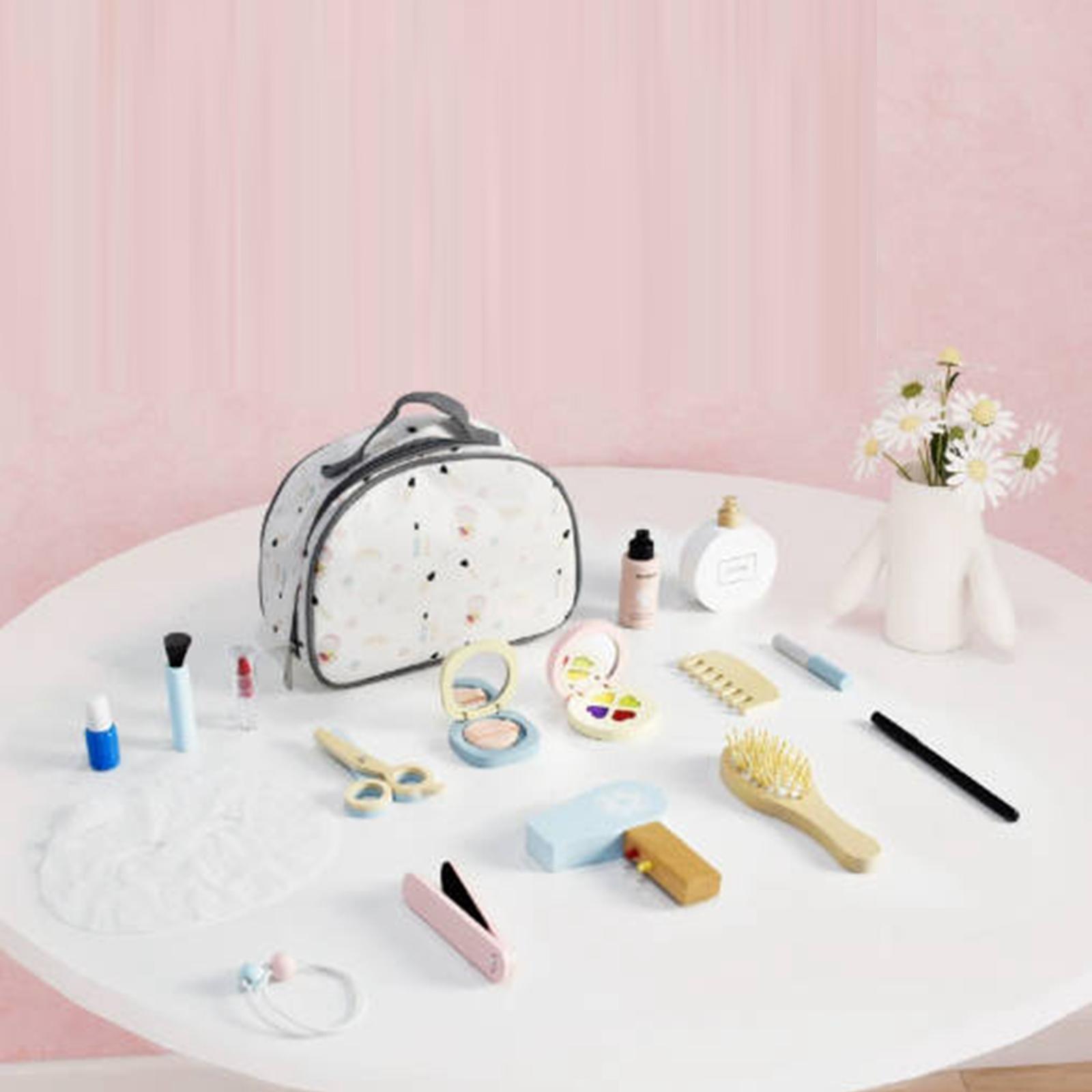 Wooden Makeup Toy Set Role Pla - đánh giá và giá Beauty Makeup Games
