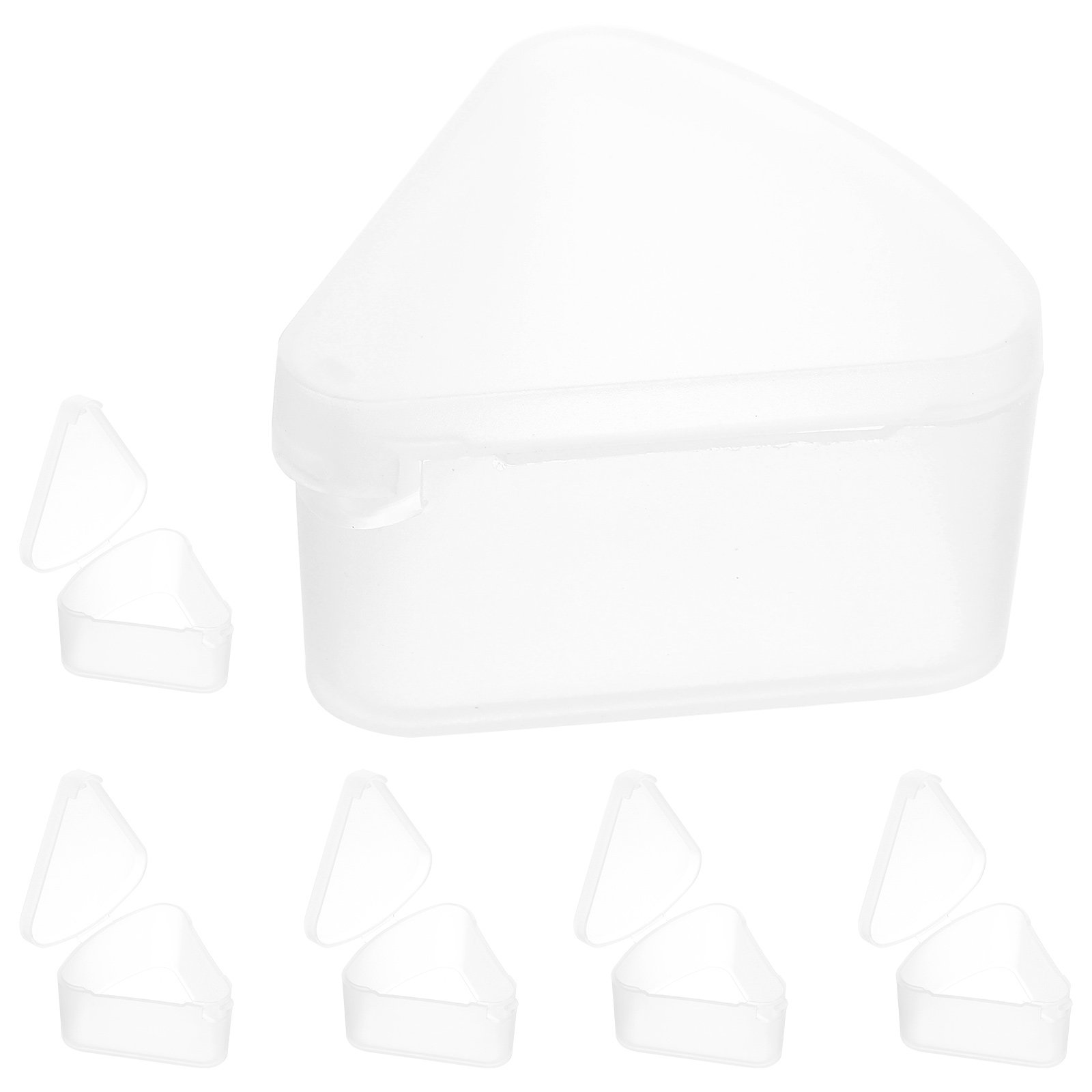 6Pcs Triangle Powder Puff Case - đánh giá và giá Beauty Makeup Organizer