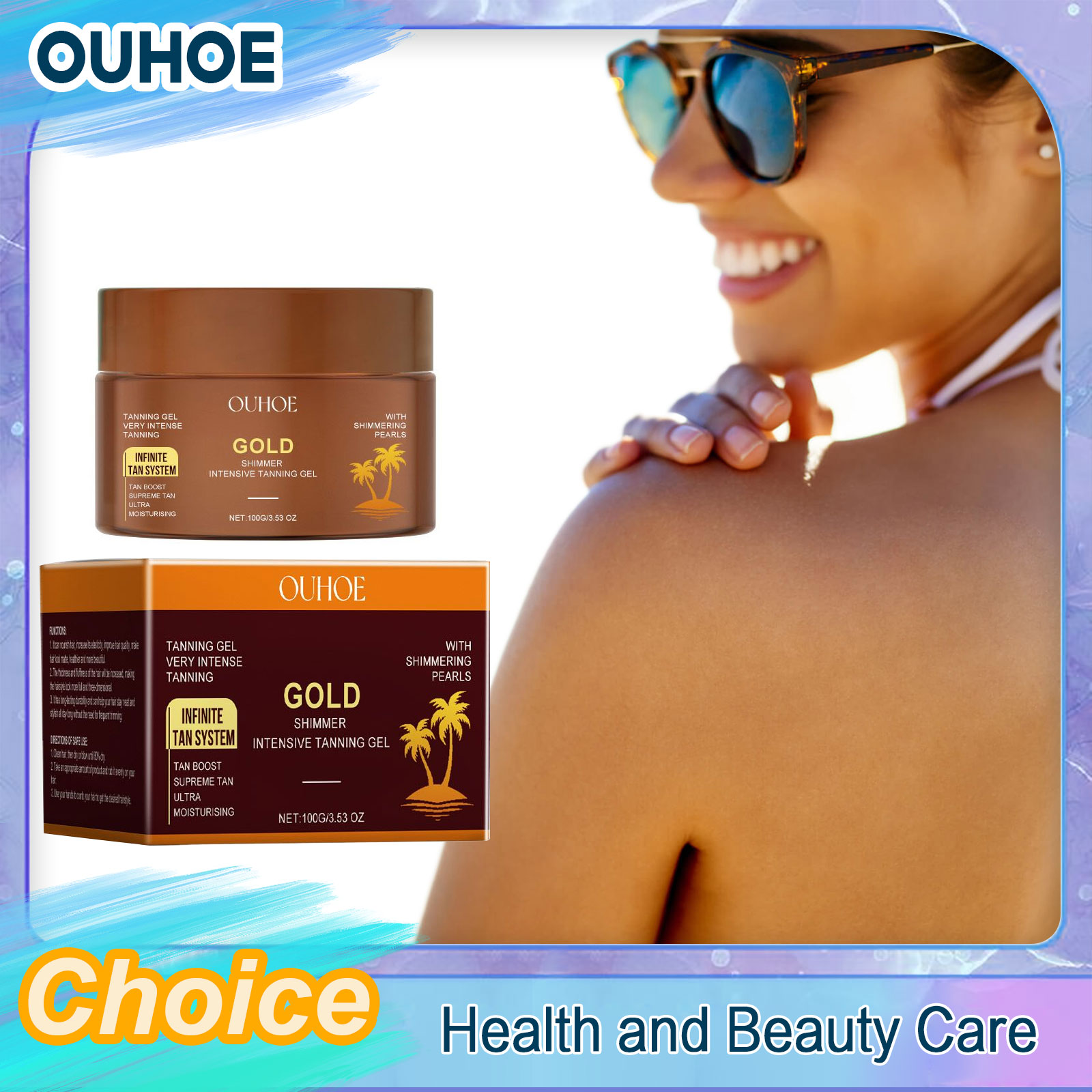 Tanning Accelerator Cream Bron - đánh giá và giá Body Shimmer Lotion