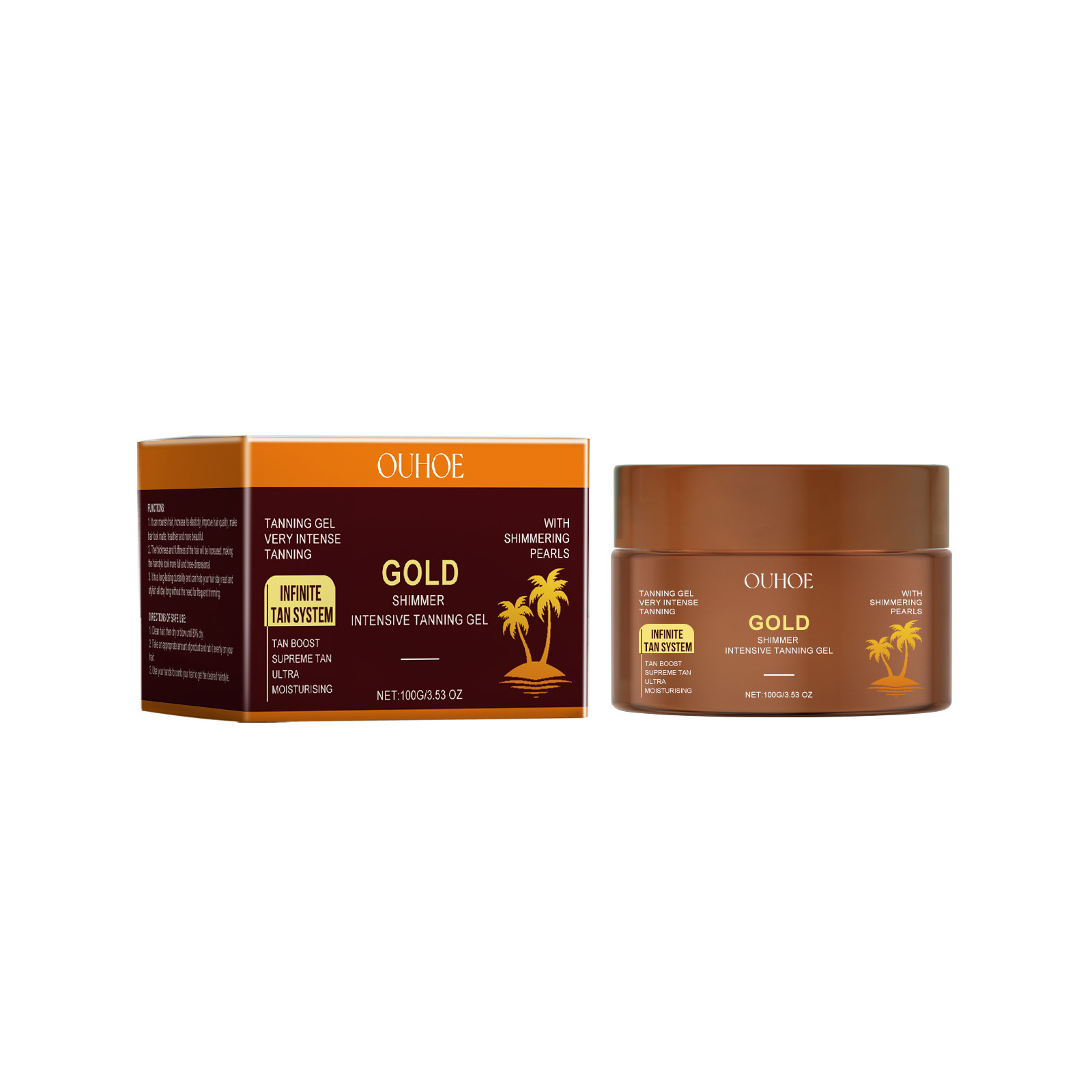 Tanning Accelerator Cream Bron - đánh giá và giá Body Shimmer Lotion