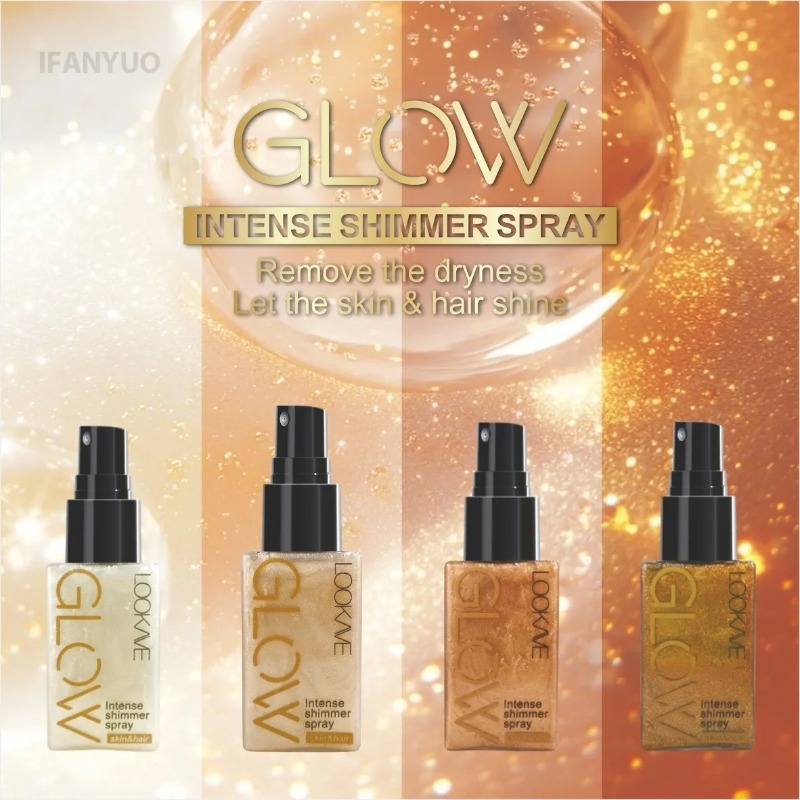 Pearlescent Glitter Spray Shim - đánh giá và giá Body Shimmer Lotion