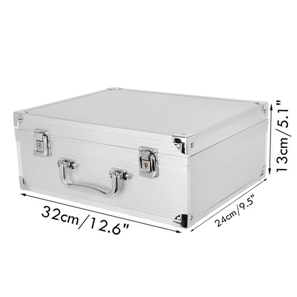 Large Tattoo Kit Case Box Alum - đánh giá và giá Beauty Makeup Box Set