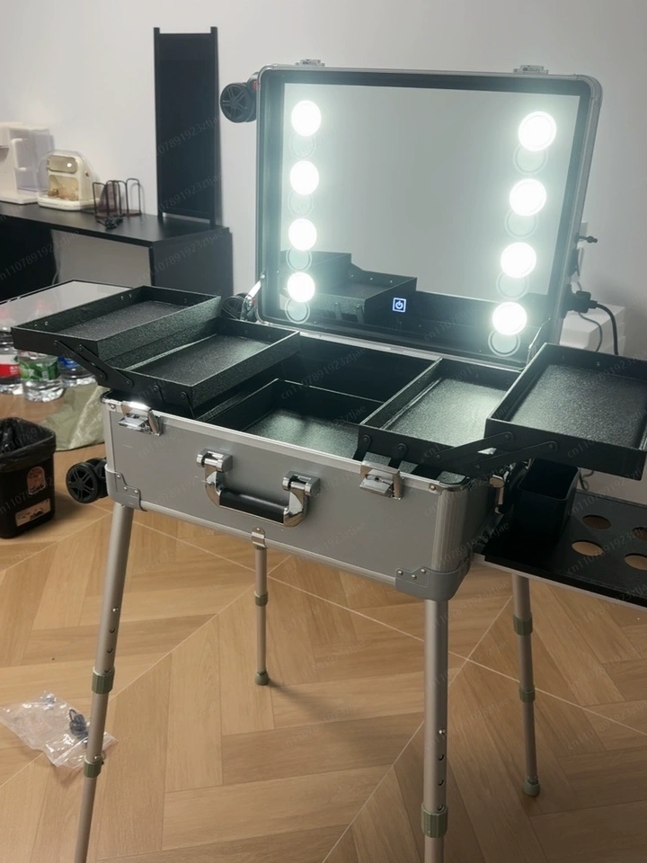 22 inch Trolley Suitcase LED L - đánh giá và giá Beauty Makeup Table