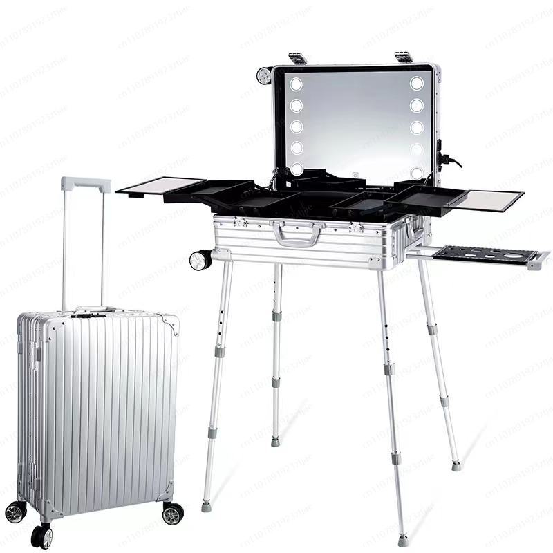 22 inch Trolley Suitcase LED L - đánh giá và giá Beauty Makeup Table