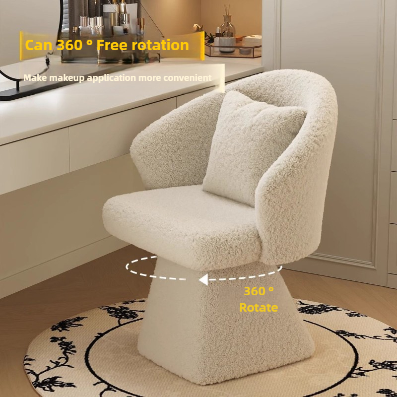 Dressing Table Chair, Rotatabl - đánh giá và giá Beauty Makeup Table