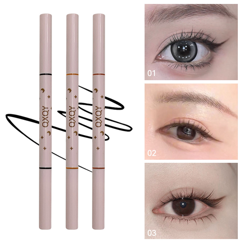 QXQY Double-head eyeliner, two - đánh giá và giá Beauty Makeup Products