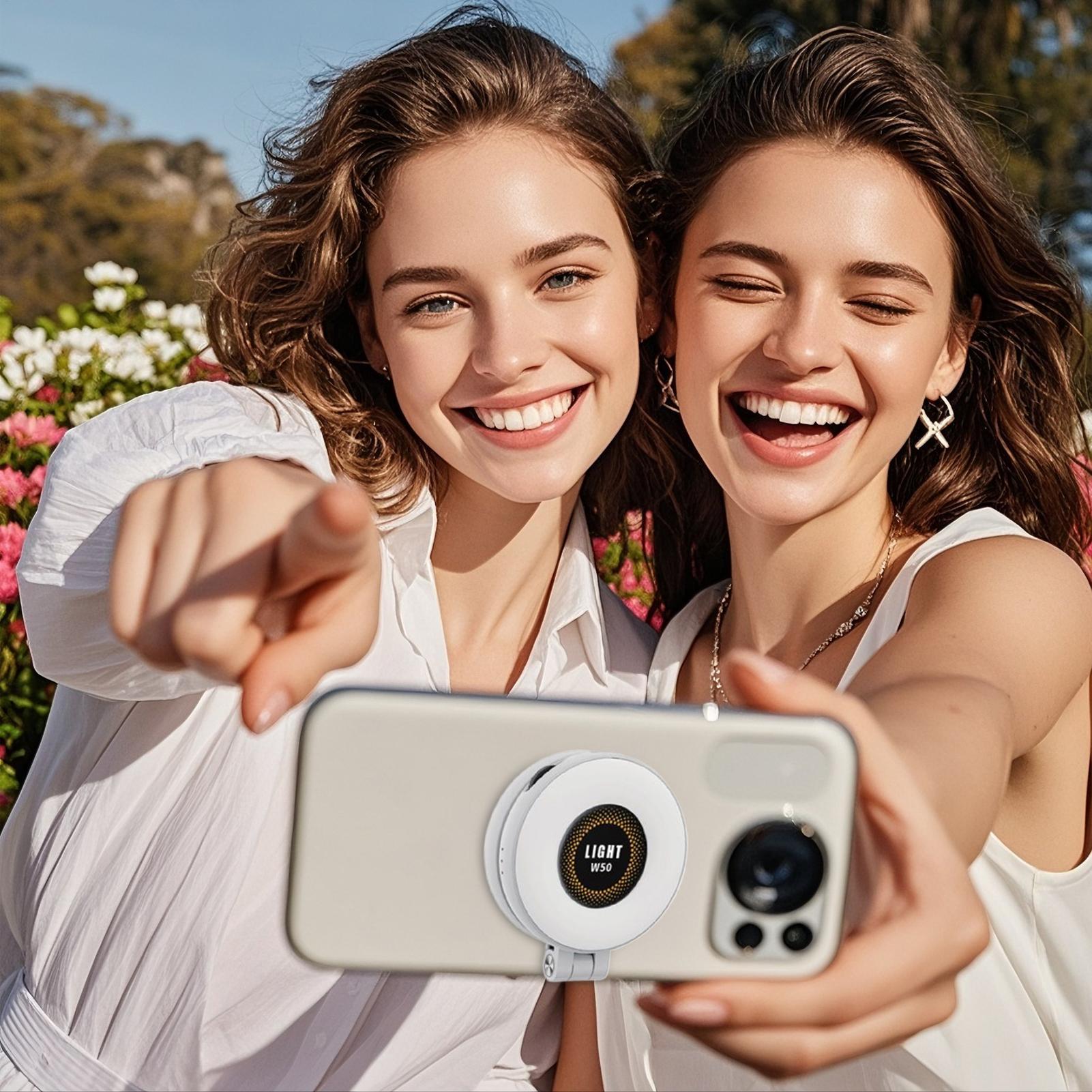 Magnetic Selfie Light 3 Modes  - đánh giá và giá Beauty Makeup Light