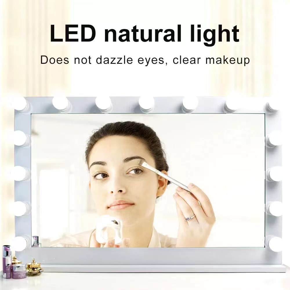 LED Light Paste Mirror Makeup  - đánh giá và giá Beauty Makeup Light