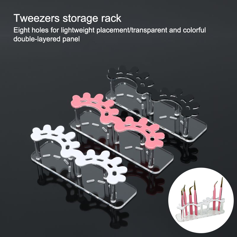 New Acrylic Eyelash Tweezers S - đánh giá và giá Beauty Makeup Organizer