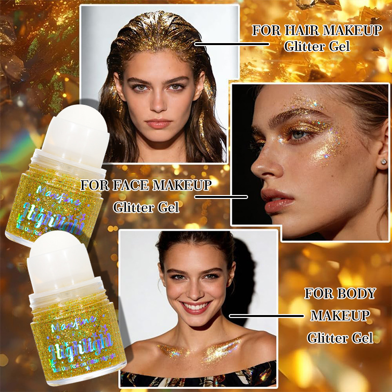 Roll-on Glitter Highlight Mult - đánh giá và giá Body Shimmer Lotion