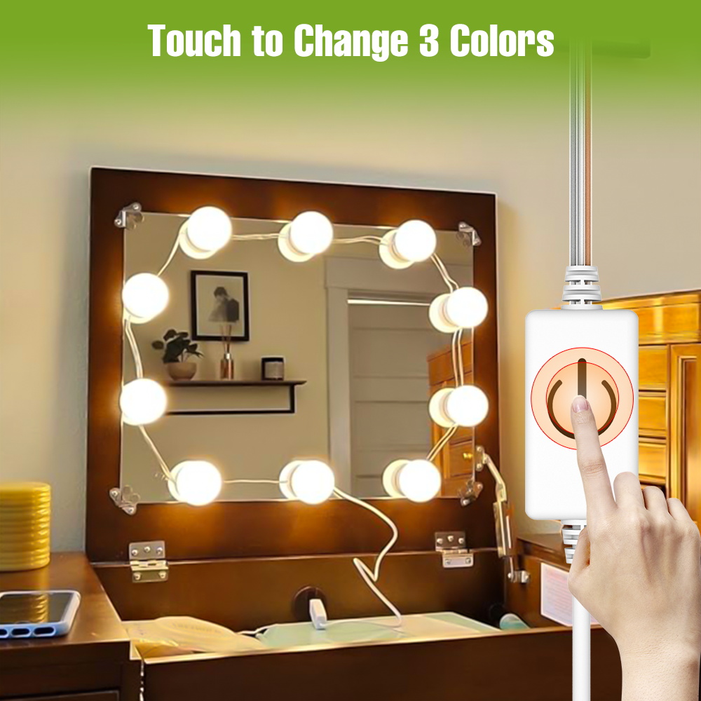 LED Makeup Mirror Light 5V Dim - đánh giá và giá Beauty Makeup Table