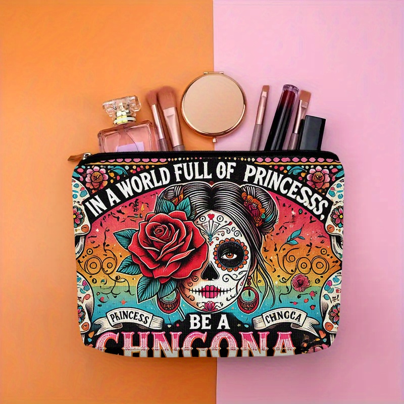 A Flower and skull cosmetic ba - đánh giá và giá Beauty Makeup Women