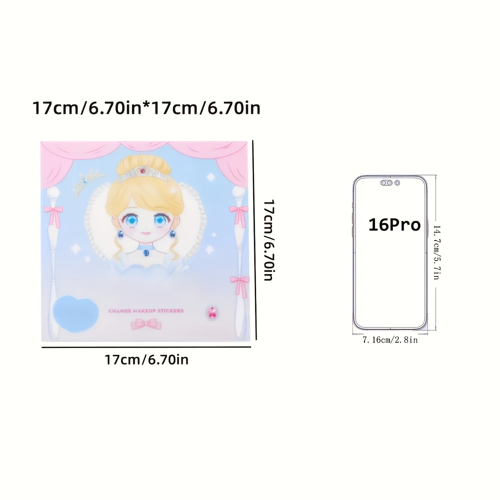 Princess Makeup Stickers, DIY  - đánh giá và giá Beauty Makeup Games