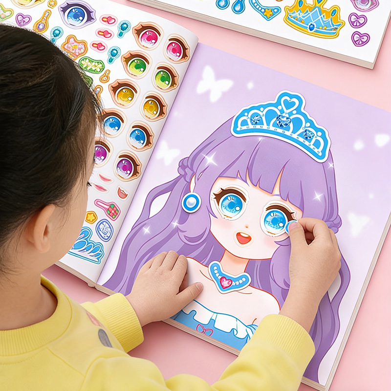 Princess Makeup Stickers, DIY  - đánh giá và giá Beauty Makeup Games