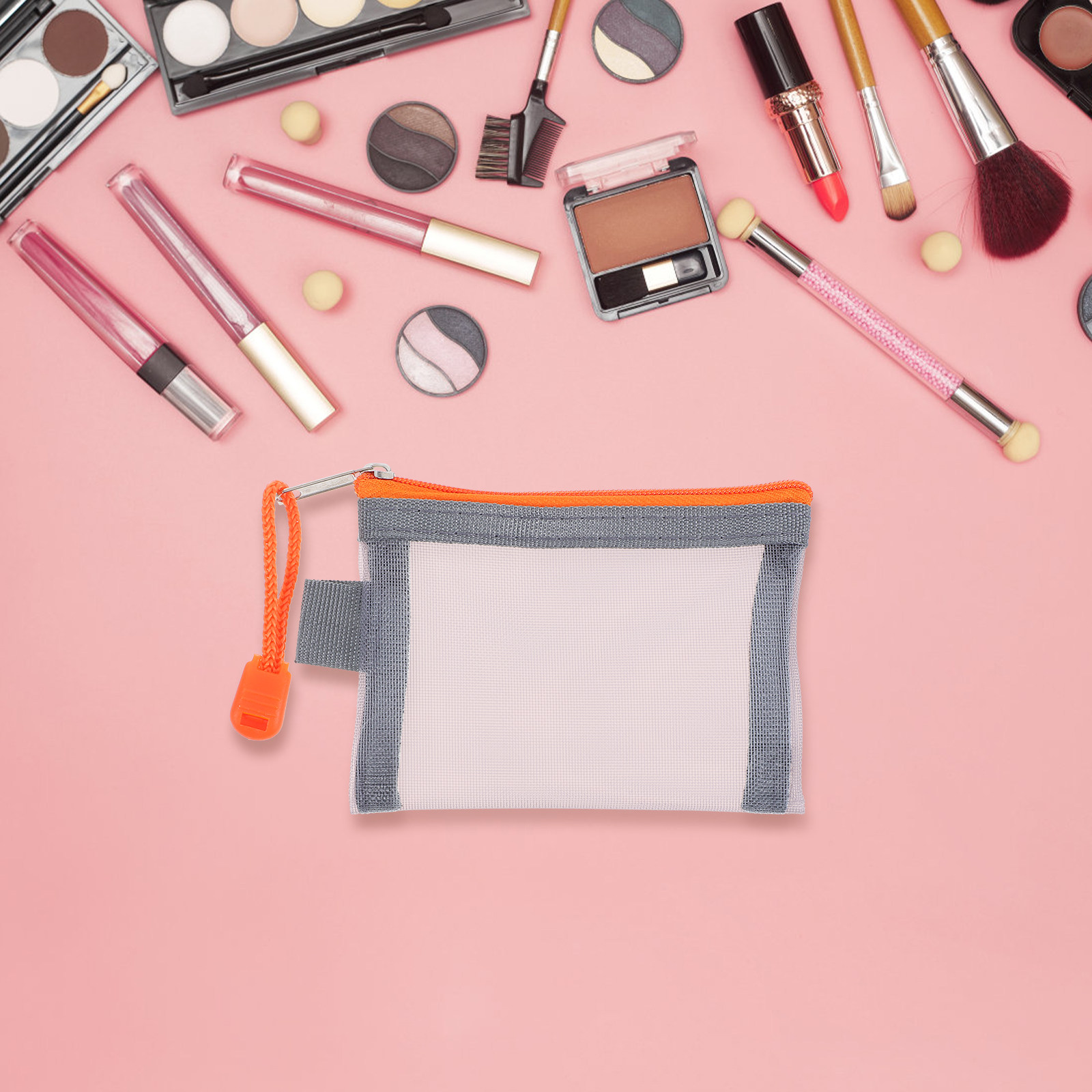 5Pcs Mini Mesh Makeup Bags Sma - đánh giá và giá Beauty Makeup Organizer
