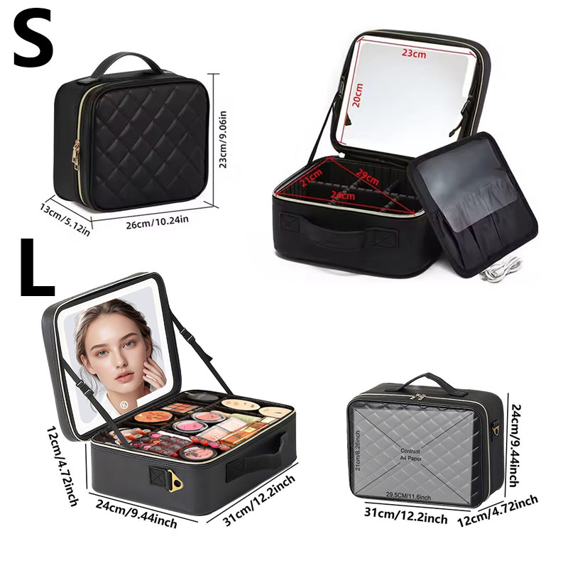 Large Size Travel Makeup Bag W - đánh giá và giá Beauty Zone Makeup