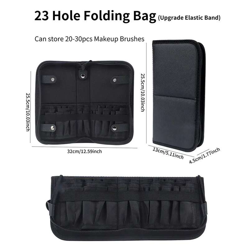 29/23 Holes Foldable Makeup Br - đánh giá và giá Beauty Makeup Women