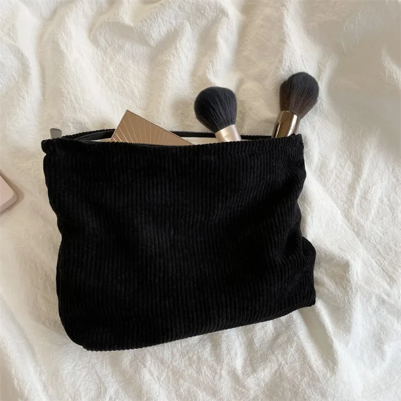 Corduroy Travel Cosmetic Bag P - đánh giá và giá Beauty Makeup Women