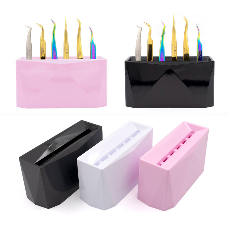 6 Lỗ Acrylic Mi Nhíp Lưu Trữ C - đánh giá và giá Beauty Makeup Organizer