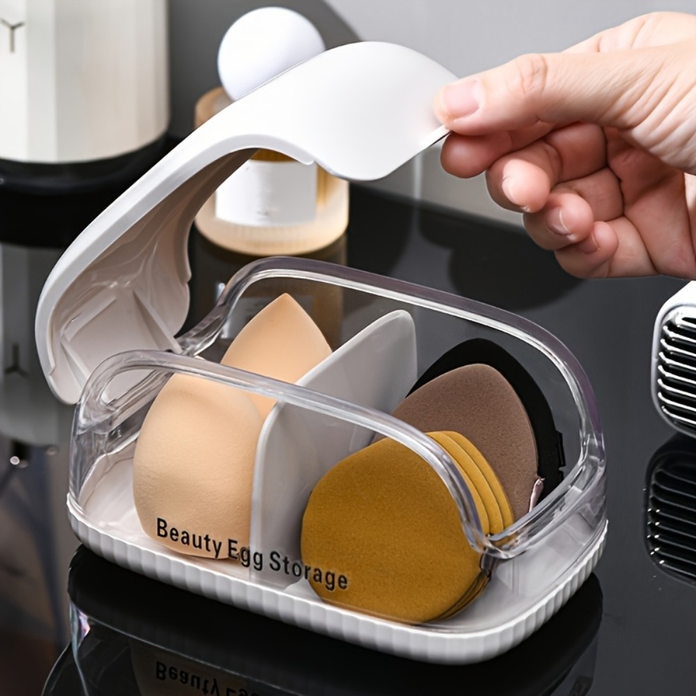 Dual Compartment Beauty Sponge - đánh giá và giá Beauty Makeup Organizer
