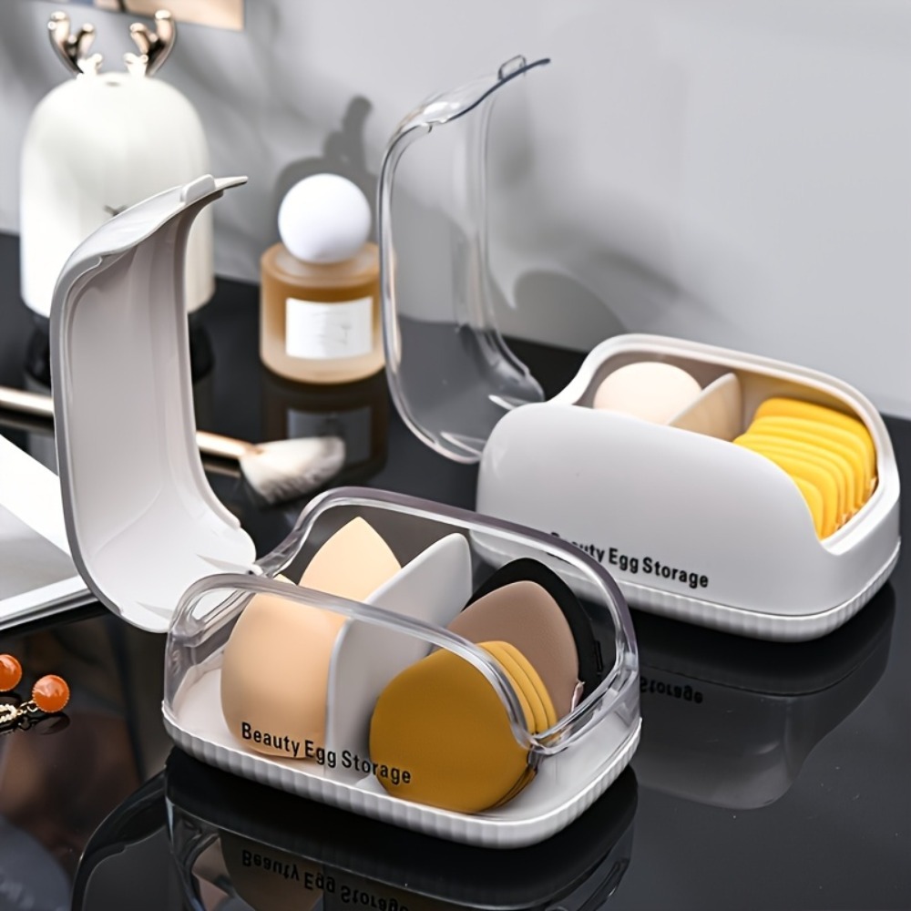Dual Compartment Beauty Sponge - đánh giá và giá Beauty Makeup Organizer