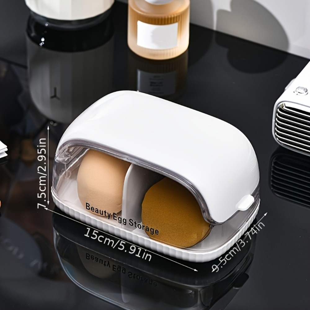 Dual Compartment Beauty Sponge - đánh giá và giá Beauty Makeup Organizer